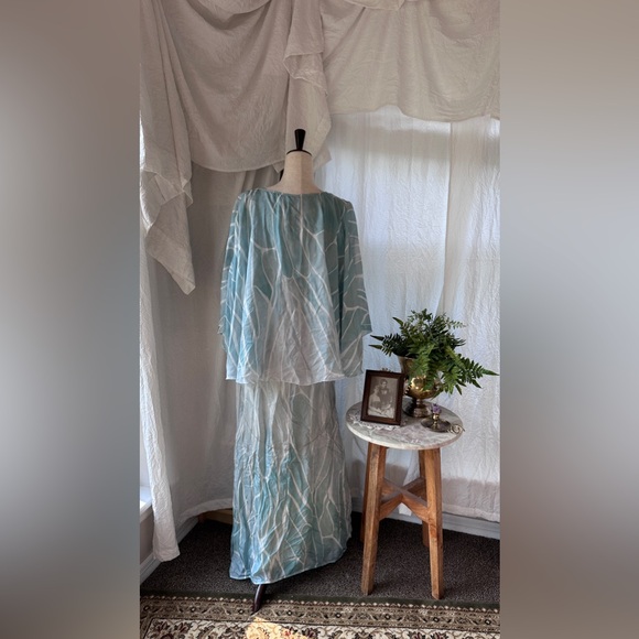 Nour & The Merchant Fairycore Flowy Powder Blue Butterfly Dress - Picture 5 of 10